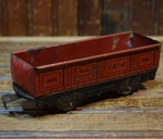 1935-1936 Marx Train Gauge Tin 6" Rock Island Cri&p 552 Gondola Car Red Black. Fixed Price $14.81.