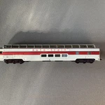 Vtg Bachmann Ho Scale 85" Passenger Coach Auto Train 1252 Observation Deck. Fixed Price $20.00.