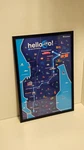 Sound Transit 2 Line "hello More Link Stations" Poster. Unframed. 11X16.. Fixed Price $39.99.