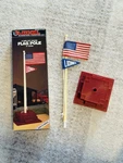 Vintage Lionel 6-12898 O/O27 Flagpole W/ Pennant. Fixed Price $25.00.