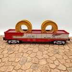 Lionel 6-26679 Santa Fe Warbonnet Gondola Cable Reels Train Car Gauge Atsf. Fixed Price $49.00.