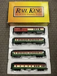 + Mth Gauge Railking Pennsylvania 4-CAR 60' Madison Passenger Set 30-69158. Fixed Price $495.00.