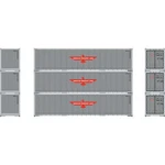 Athearn ATH63385 40' Smooth Containers American President Lines #1 (3) Ho. Fixed Price $41.99.