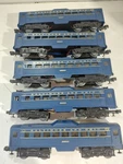 K-line Electric Train Gauge Model Railroad Baltimore & Ohio Budd 5 Car Set. Fixed Price $200.00.