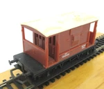 Hornby R016 Used Br(er) Brake Van B952698 Brown White Roof Unboxed 00 Gauge (b)t. Fixed Price $11.01.