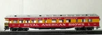 Ho Ahm / Rivarossi 6202- Ras Circus Observation Car. Fixed Price $19.95.