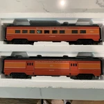 Mth 20-69121 2-CAR 70 Streamlined Baggage/coach Set Southern Pacific. Fixed Price $65.00.