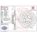 Brembo Prime Line Composite Two-piece Brake Disc Drilled & Slotted 09.C400.13. Fixed Price $189.64.