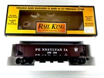 Rail King By Mth Electric Trains Pennsylvania Semi-scale Hopper Car Mint Iob. Fixed Price $27.00.