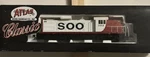 Atlas 7121 Ho Scale Soo Line Alco RS-1 Diesel Locomotive #352 Train. Fixed Price $163.00.