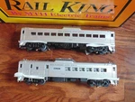 Mth Rail King Gauge Electric Baltimore Ohio B&o Rdc Budd Car Set 30-2144-1. Fixed Price $155.00.