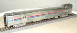 Walthers Ho 920-13341 85' Budd Baggage Dorm Transition Car Amtrak Ph W/lights. Fixed Price $150.00.