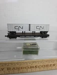 Aurora/trix 4844 Scale Canadian National Flat Car Piggy Back Trailer Cn 665144. Fixed Price $17.95.