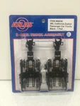 Atlas 1 Pair Scale Rail California Zephyr Trucks #66038-BLACK Factory New. Fixed Price $54.95.