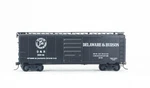 Ho Scale Con-cor Delaware Hudson 40 Box Car D&h 22241 Kadees. Fixed Price $11.99.