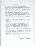 Charles Evers Civil Rights African American Manuscript Page. Fixed Price $380.10.