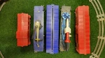 Lionel 212/215 Missle Train Santa Fe Alco Powered Units With Cars. Fixed Price $195.00.
