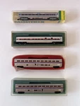 Vintage 1980S Minitrix And Con-cor Scale Amtrak Train Car Lot Of 4. Fixed Price $75.00.