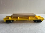 Lionel 6-16621 Gauge Alaska Railroad Yellow Dump Car W/3 Logs!. Fixed Price $19.95.
