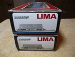 Ho Scale Train Lima Lot Of (2) 305659W Neill & Brown Group Freight Cars Mib. Fixed Price $25.75.