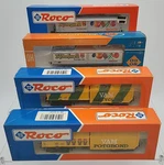 Roco Ho Scale Migros And Vam Car Assortment: 46397, 4341, 46227, 46228 Ex. Fixed Price $63.04.