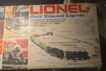 Lionel 2105 Black Duamond Express Train Set Original Box 1975 Vintage O27 Gau. Fixed Price $85.00.