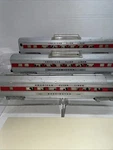 American Flyer Red Stripe Passenger Cars Clean 24813 And 24833. Fixed Price $119.00.