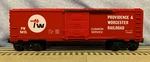 Lionel Providence & Worchester Box Car, O-gauge, 6-9415, Mob,............ $49.95. Fixed Price $26.98.