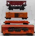 Lionel 6362, 3625, 2452 & 6352 Gauge Vintage Postwar Freight Cars /box. Fixed Price $61.09.