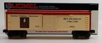 Lionel 6-19513 Gauge Benjamin Franklin Reefer Car Ln/box. Fixed Price $19.99.