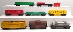 Lionel Gauge Vintage/mpc Assorted Freight Cars: 6465, 9021, 9018, 9162. Fixed Price $51.34.