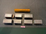 Lionel 8 Custom Painted & Sized Trailer Container Tanker Shells Part Lot. Fixed Price $13.95.