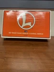 Lionel 6-65122 27 Gauge Right Hand Path Remote Control Switch Nos. Fixed Price $19.00.