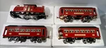 Mth Tinplate 10-1190-1 Std Gauge No. Electric Christmas Passenger Set. Fixed Price $1100.00.