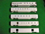 Ho Amt 5 Set Santa Fe American Model Toys Aluminum Passenger. Fixed Price $95.00.