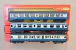 Triang Hornby R722 R723 Rake Of Br Blue Grey MK1 MK2 1ST & 2ND Class Coach Op. Fixed Price $35.75.