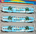 Ho Athearn 2585 Bombardier Control Car 510, Coach 1001, 1006 Trirail. Fixed Price $449.99.