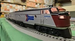 Williams #4740 Engines And #2610 Set Of Amtrak 15" Aluminum Passenger Cars. Fixed Price $425.00.