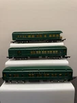American Flyer Gauge 652 Pullman 653 Combine & 654 Observation Car. Fixed Price $499.00.