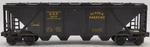 Lionel 6-9117 Gauge Alaska Railroad Covered Quad Hopper #9117. Fixed Price $12.29.