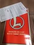 Lionel Mainline Diecast Block Target Signal 6-22945. Fixed Price $31.00.