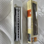 Ho Scale Con-cor, Diner Passenger Car, Silver, Santa Fe #268 Superliner. Fixed Price $12.00.