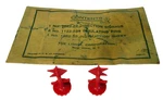 Lionel #1022-29 Red Turnout Switch Track Direction Indicator Flag W/original Env. Fixed Price $12.95.