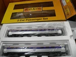 Mth Railking #30-6528 Ga. Amtrak Phase Iv 2-CAR Amfleet Coach/cafe Pass Cars. Fixed Price $149.95.