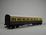 Oo Hornby Gwr Suburban Coach Chocolate And Cream. Fixed Price $40.00.