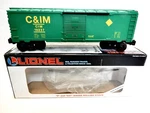 Lionel # 6-19237 Chicago & Illinois Midland Boxcar Gauge Lnwthbox-look. Fixed Price $14.99.
