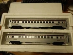 Mth Prr Pennsylvania 60' Passenger 2 Car Set Used In Box Scale Lqqk. Fixed Price $175.00.