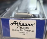 Scale 1:160 Athearn ATH25409 Bombardier Metrolink #129 Double Decker Coach.... Fixed Price $115.00.