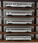 O Scale Rail Mth 20-6530 Pennsylvania Ribbed Streamlined Car Passenger Set. Fixed Price $499.95.