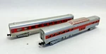 Minitrix Scale Trains Santa Fe 502 Vista Dome & 3152 Passenger Coach Germany W. Fixed Price $29.99.